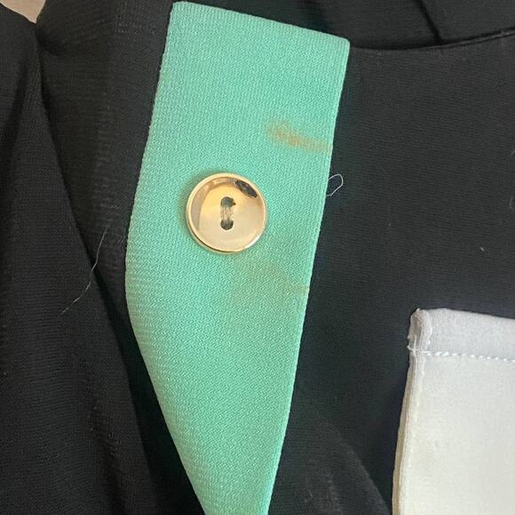 Sweet Storm Black Button Front Sleeveless Knee-High Dress Size Medium - Picture 5 of 7